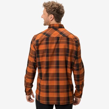 VAUDE Regular fit Athletic Button Up Shirt in Orange