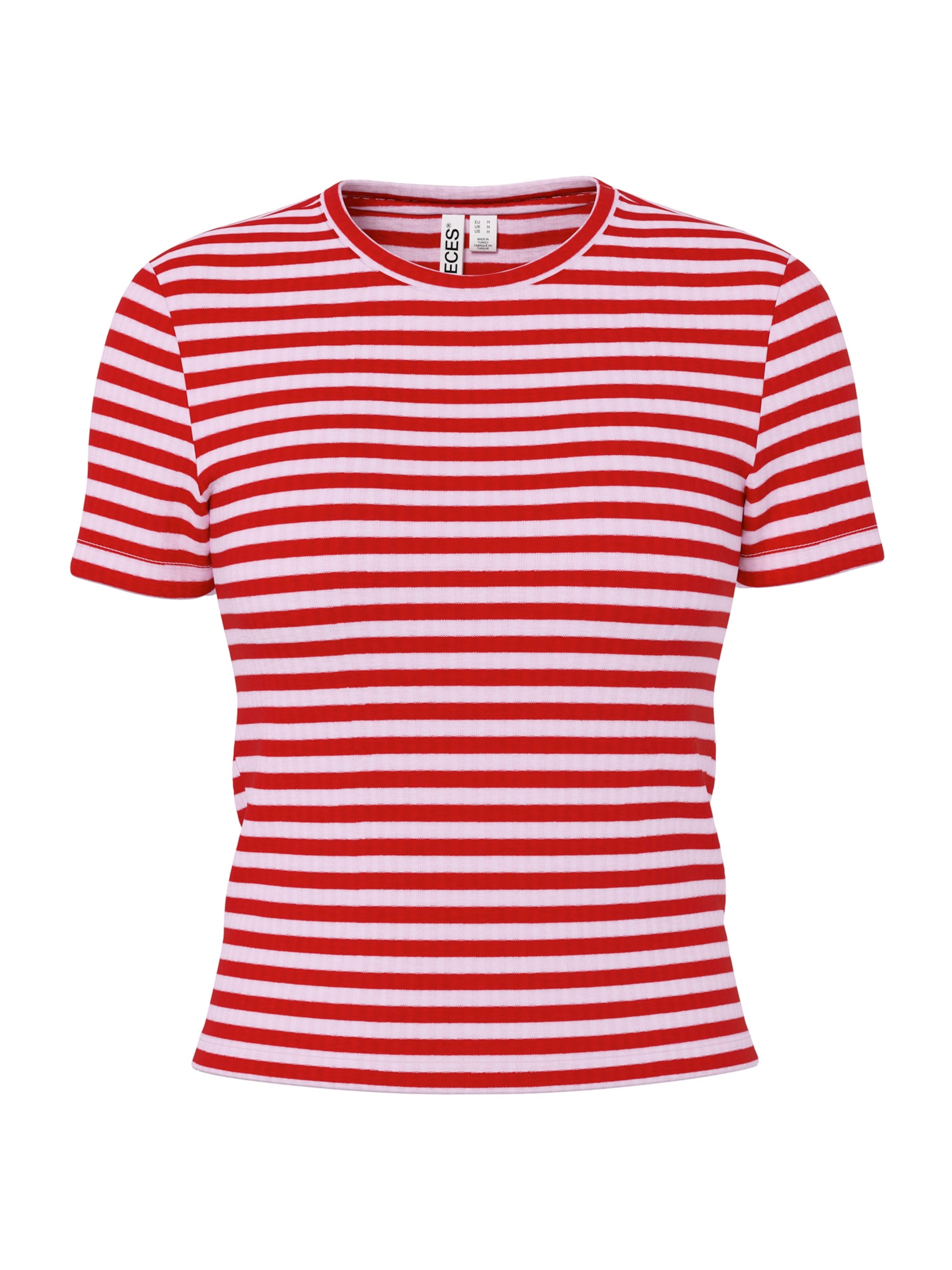 PIECES Shirt 'PCLaya Baby' in Red: front