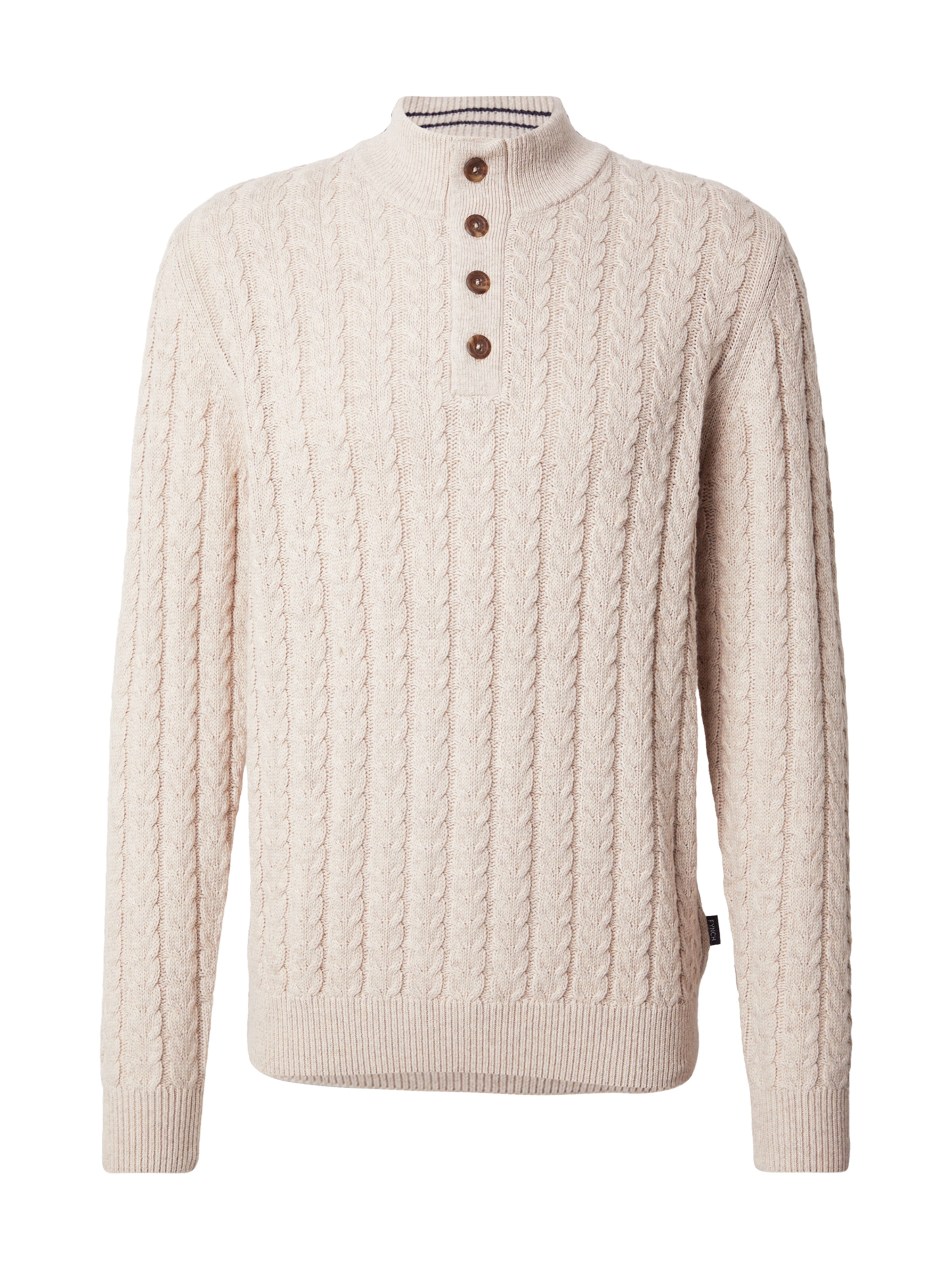 FYNCH-HATTON - Jersey en beige: frente