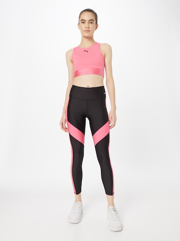 PUMA Skinny Sportbroek in Zwart