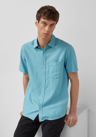 Regular fit Cămașă de la s.Oliver pe verde