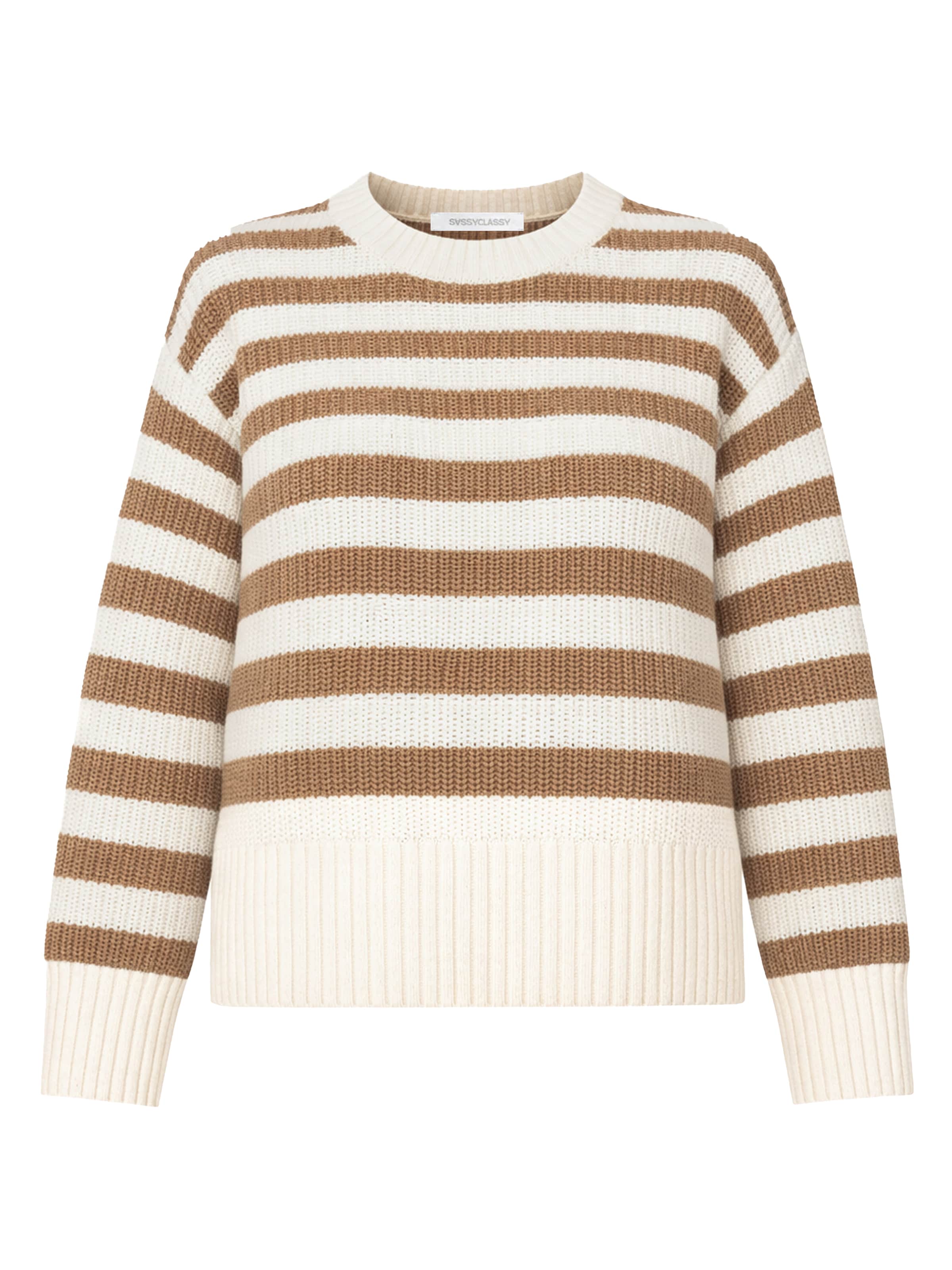 SASSYCLASSY Sweater in Brown: front