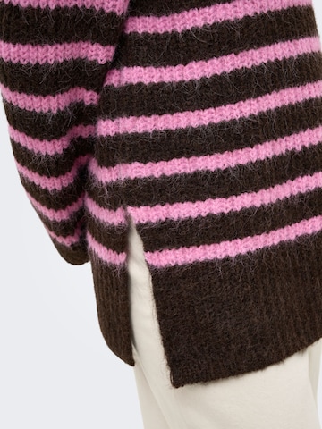 ONLY Pullover 'ONLMAGGIE' i brun