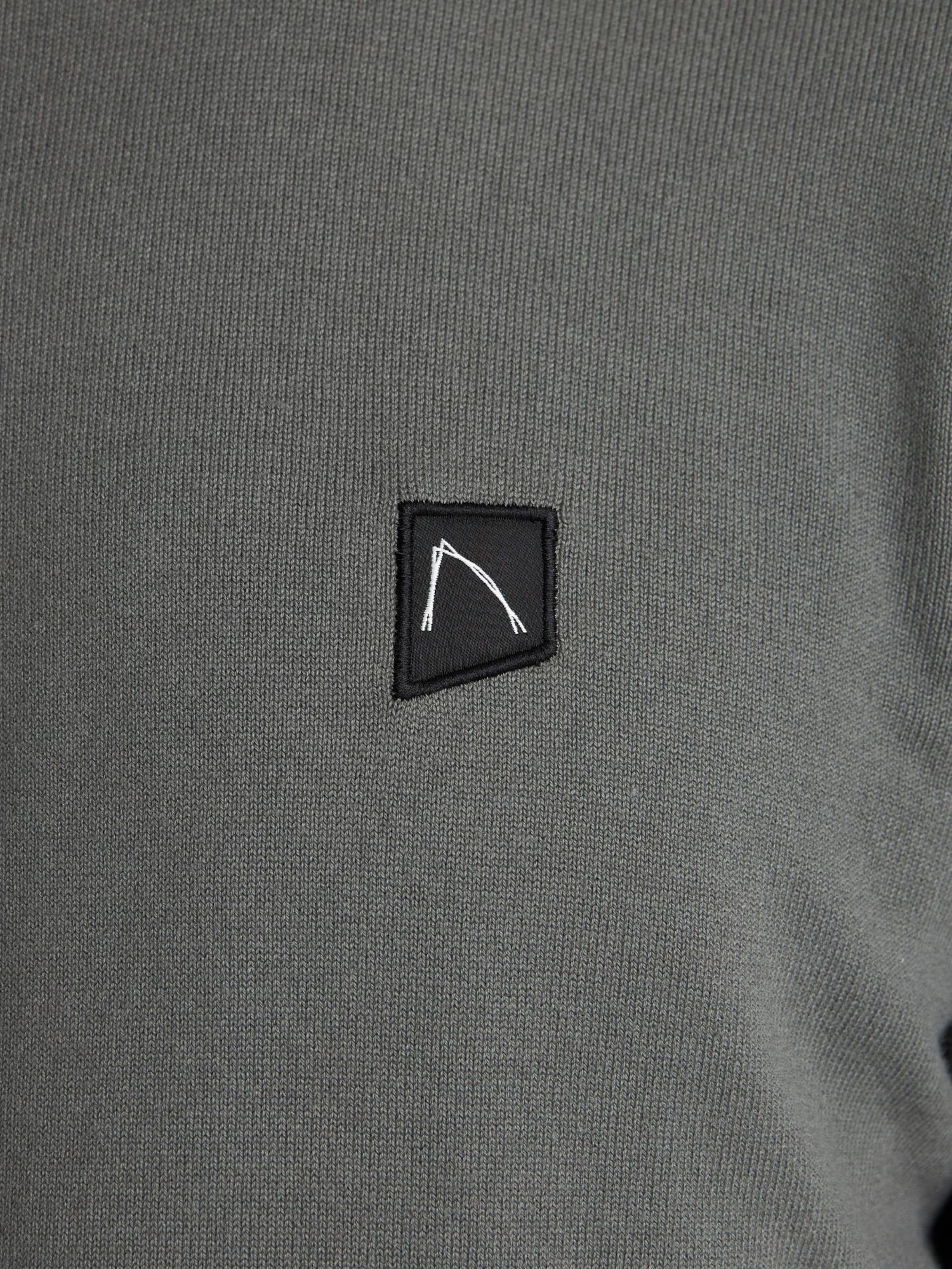 CHASIN' Pullover 'Ard mock' in Grau