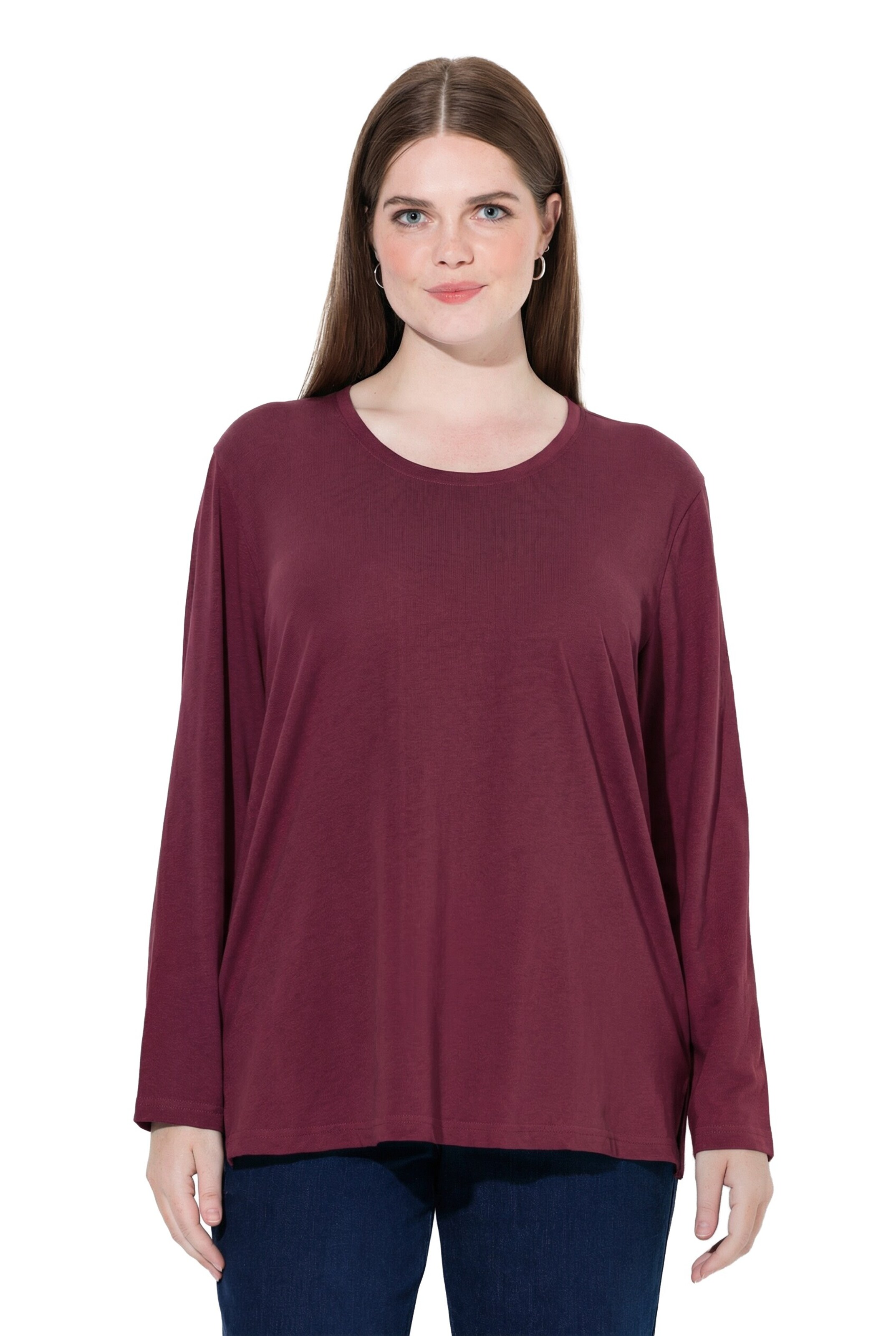 Ulla Popken Shirt in Lila: Vorderseite