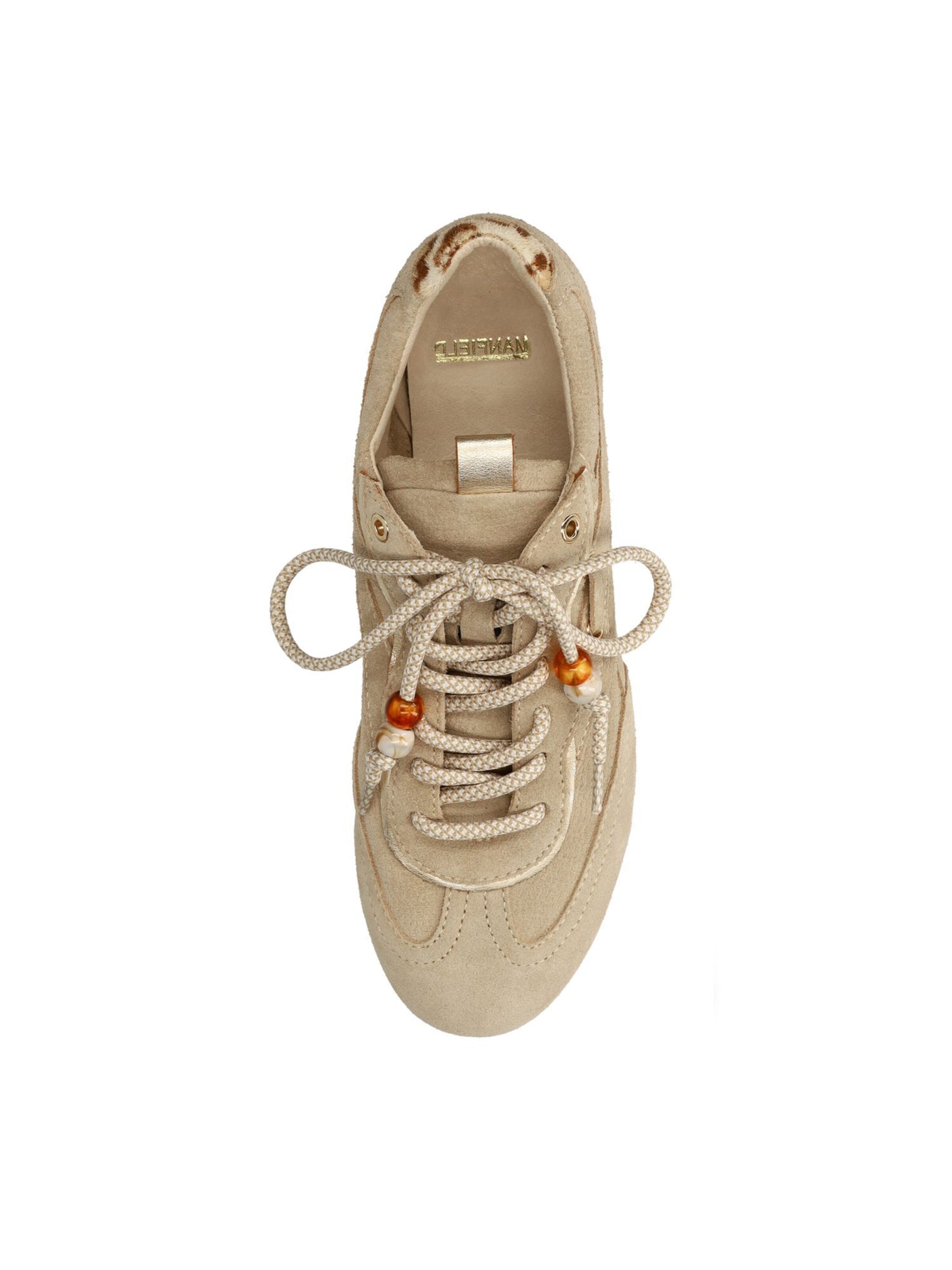 MANFIELD Sneakers in Beige