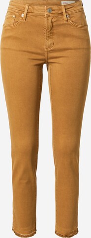 s.Oliver Skinny Jeans in Bruin: voorkant