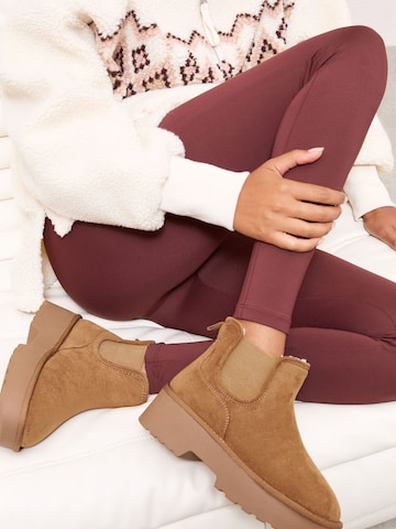 Friends Like These Ankle Boots in Brown: front