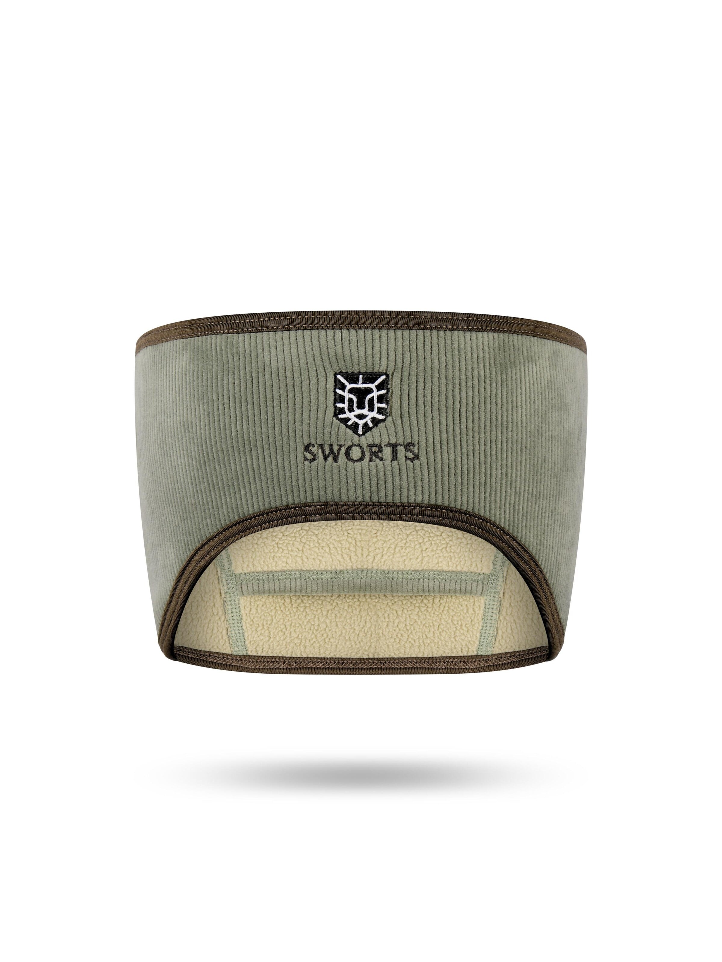 SWORTS Athletic Headband 'Polar Ear Warmer' in Green: front