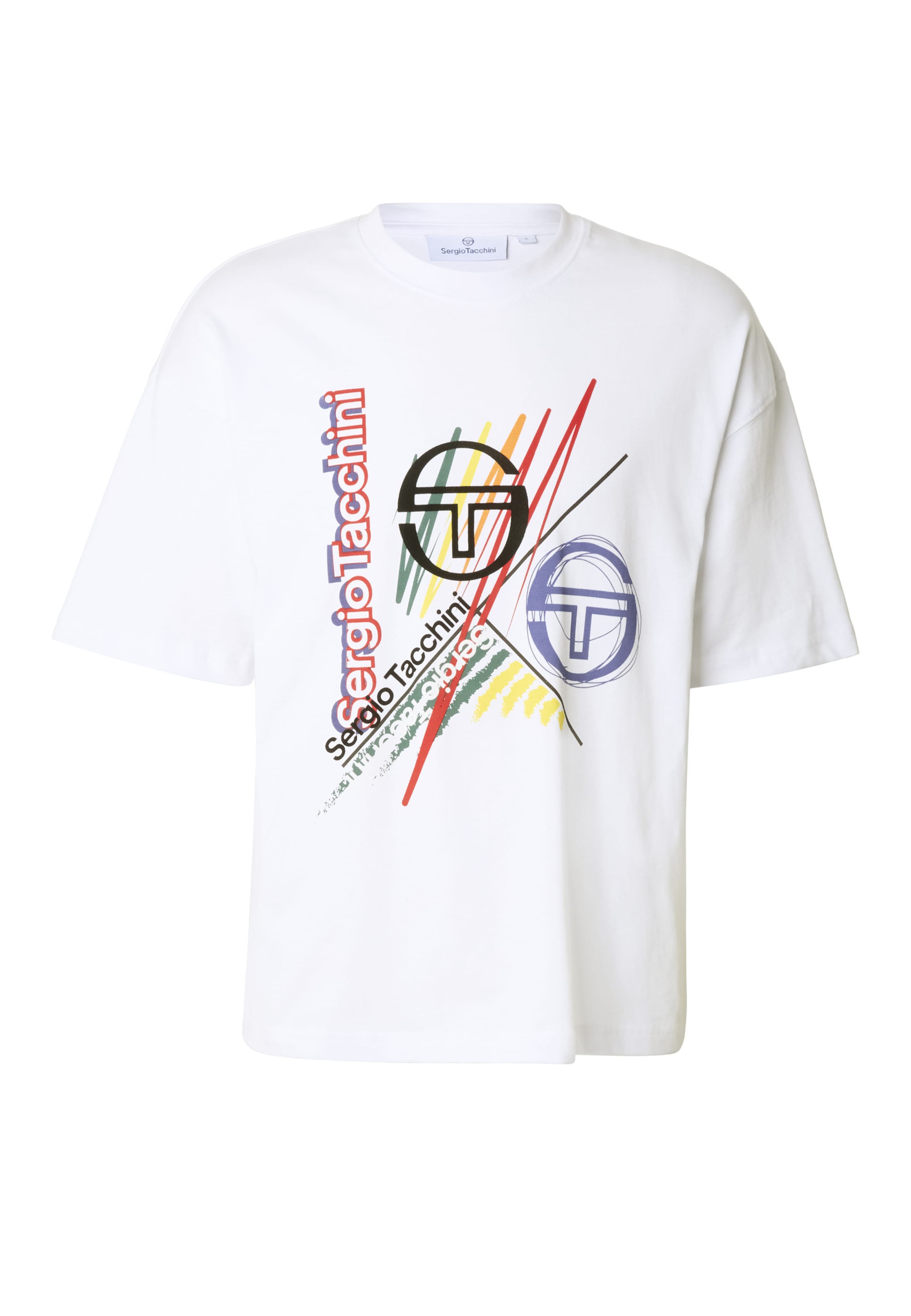 Maglietta 'Fervore' di Sergio Tacchini in bianco: frontale