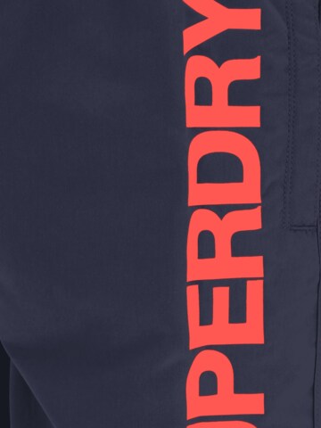 Superdry Шорти за плуване в синьо