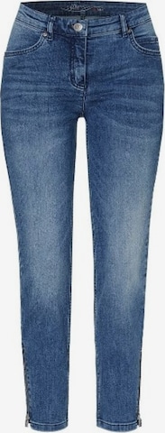 TONI Slimfit Jeans in Blauw: voorkant