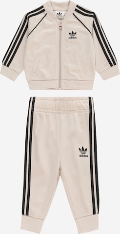 ADIDAS ORIGINALS Regular Sweat suit 'Adicolor Sst' in Grey: front