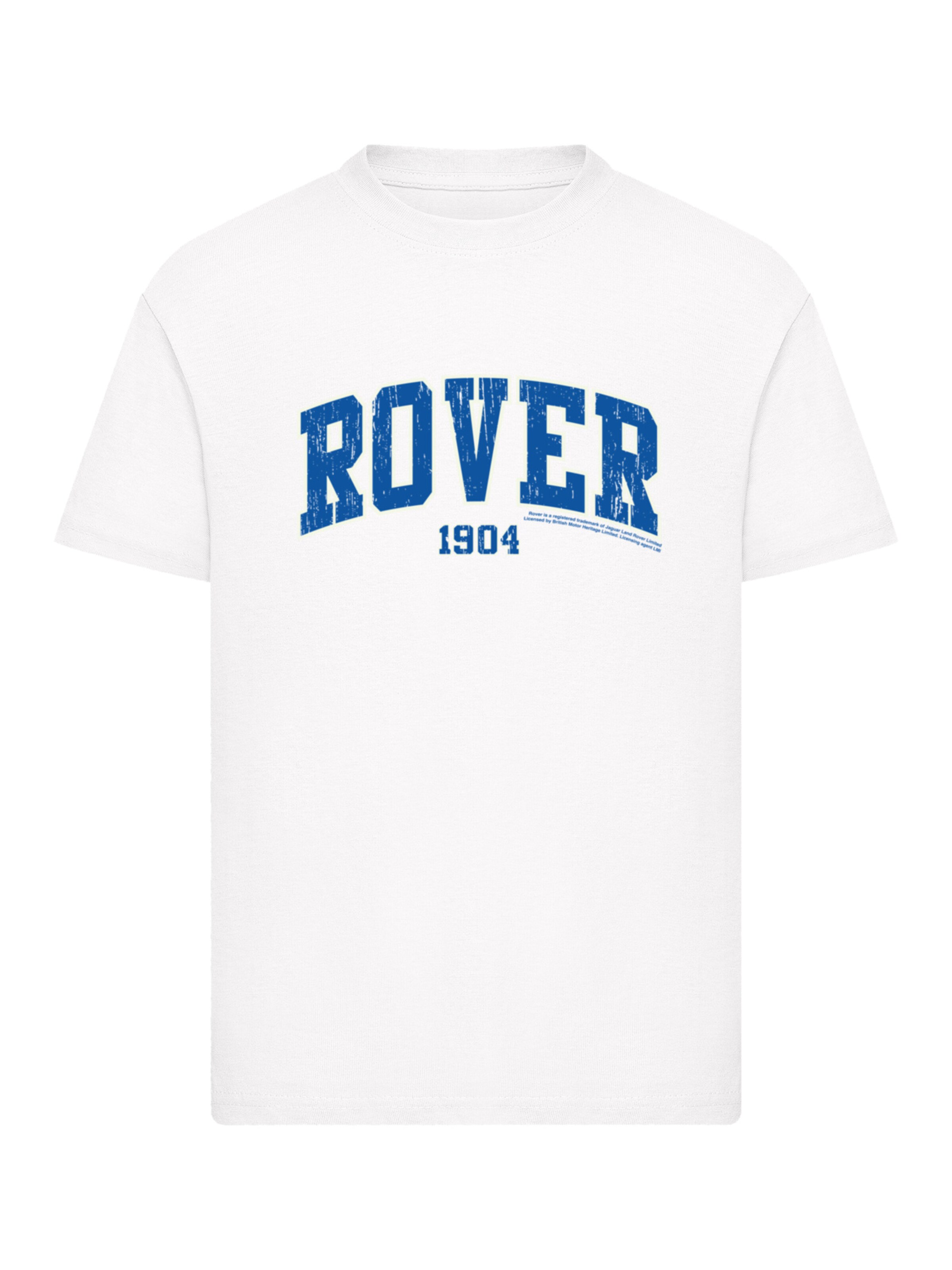 T-Shirt 'British Motor Heritage Rover Car 1904 College' F4NT4STIC en blanc : devant