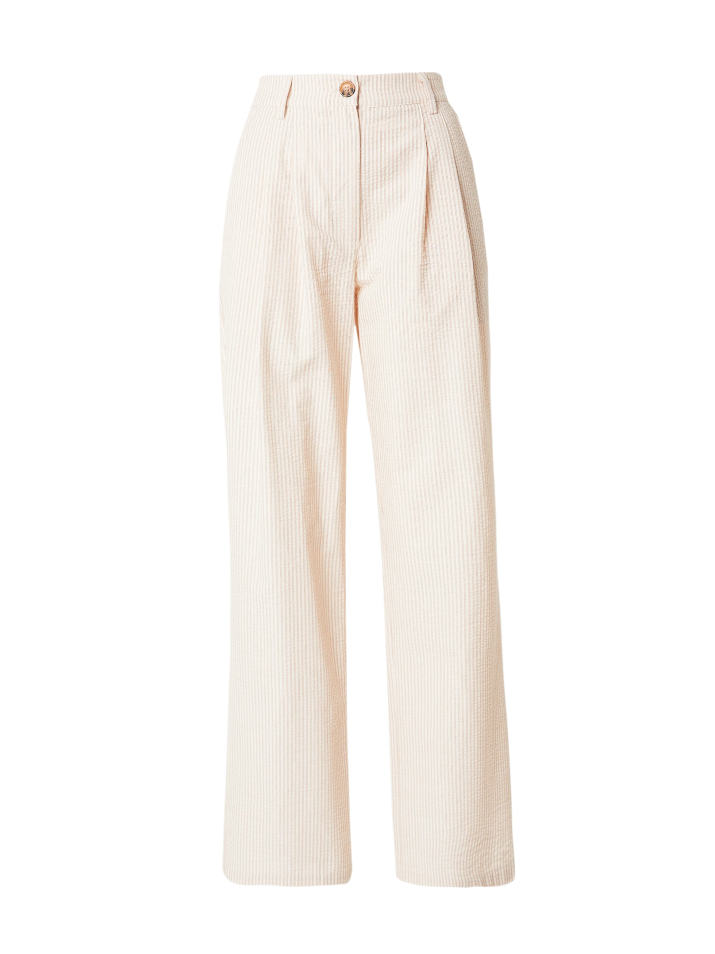 Loosefit Pantaloni con pieghe di Sofie Schnoor in beige: frontale