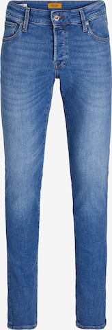 JACK & JONES Slimfit Jeans in Blauw: voorkant