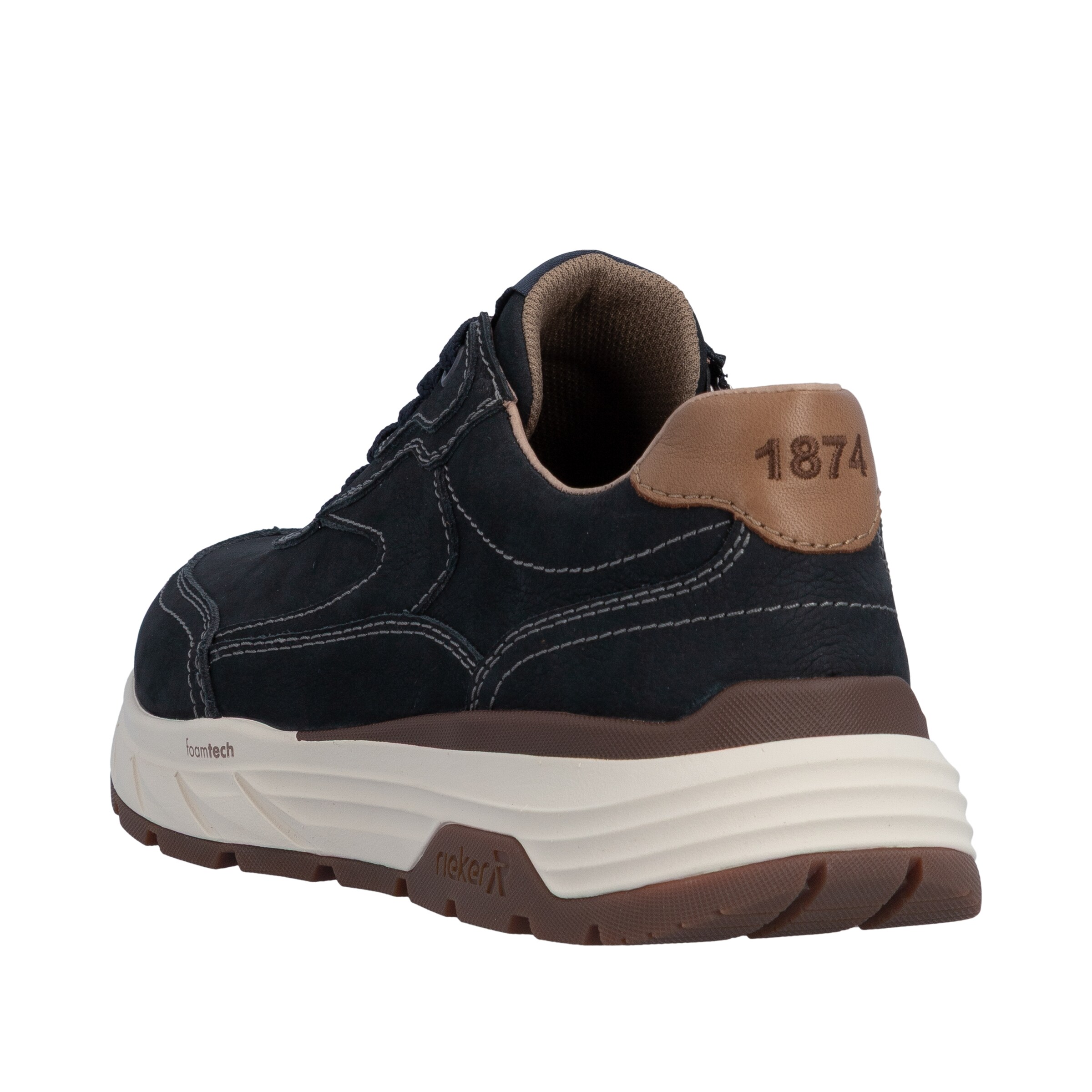 Baskets basses Rieker en bleu