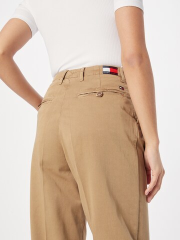 regular Pantaloni con pieghe di TOMMY HILFIGER in verde