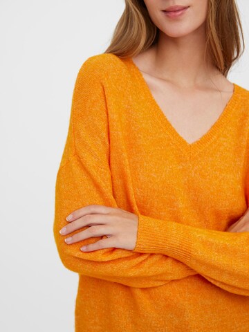 VERO MODA Sweater 'VIGGA' in Orange