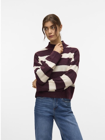 VERO MODA Pullover 'VMINnez' i rød: forside
