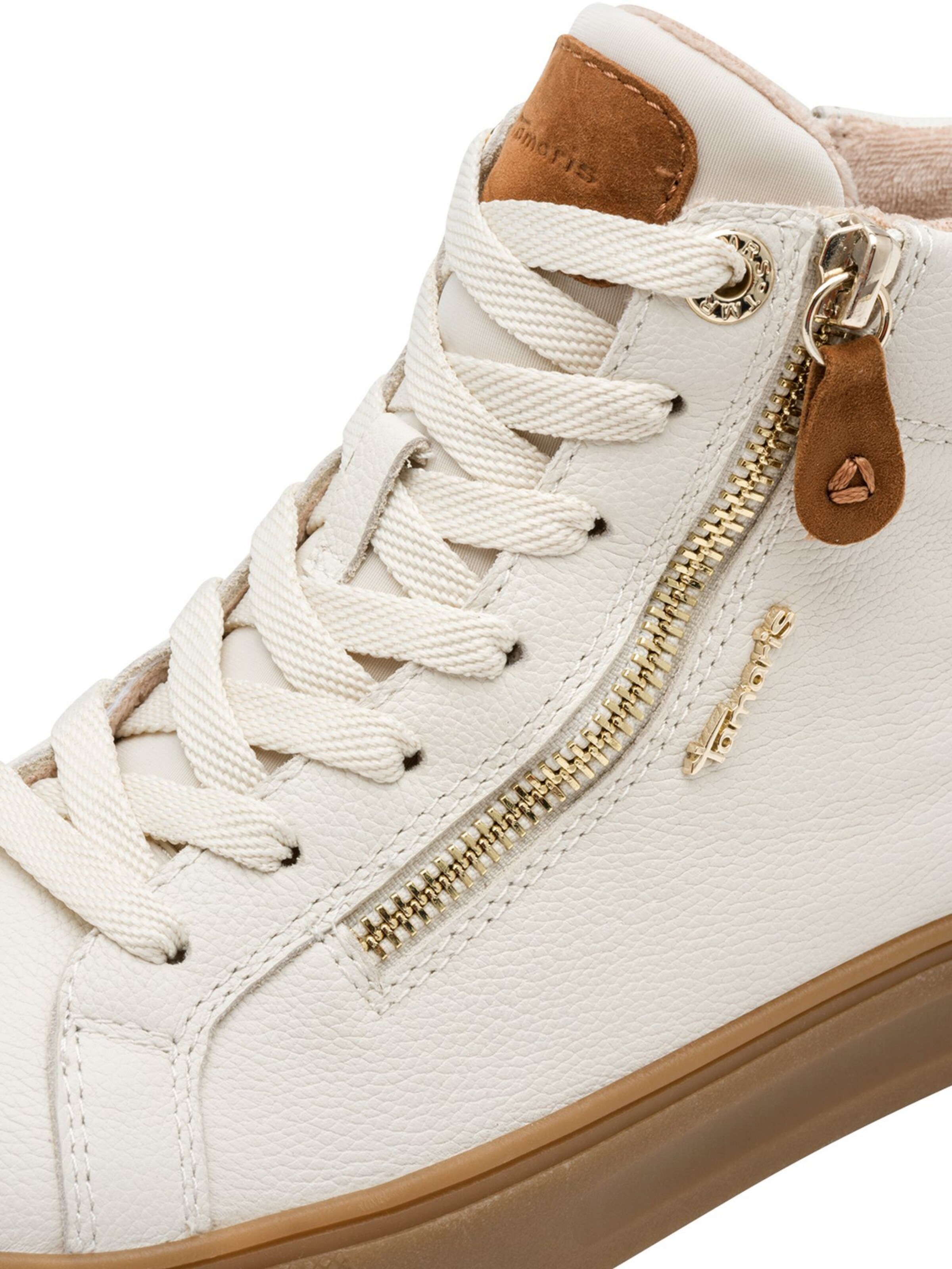 Baskets hautes Tamaris en blanc