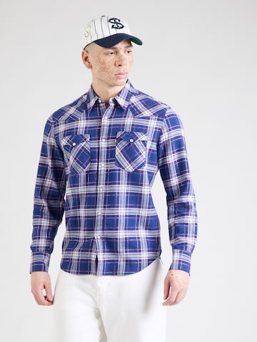 LEVI'S ® Regular fit Πουκάμισο 'Barstow Western Standard Shirt' σε μπλε: μπροστά