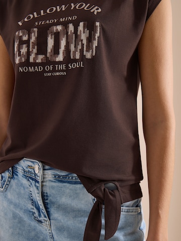 CECIL - Camisa em castanho