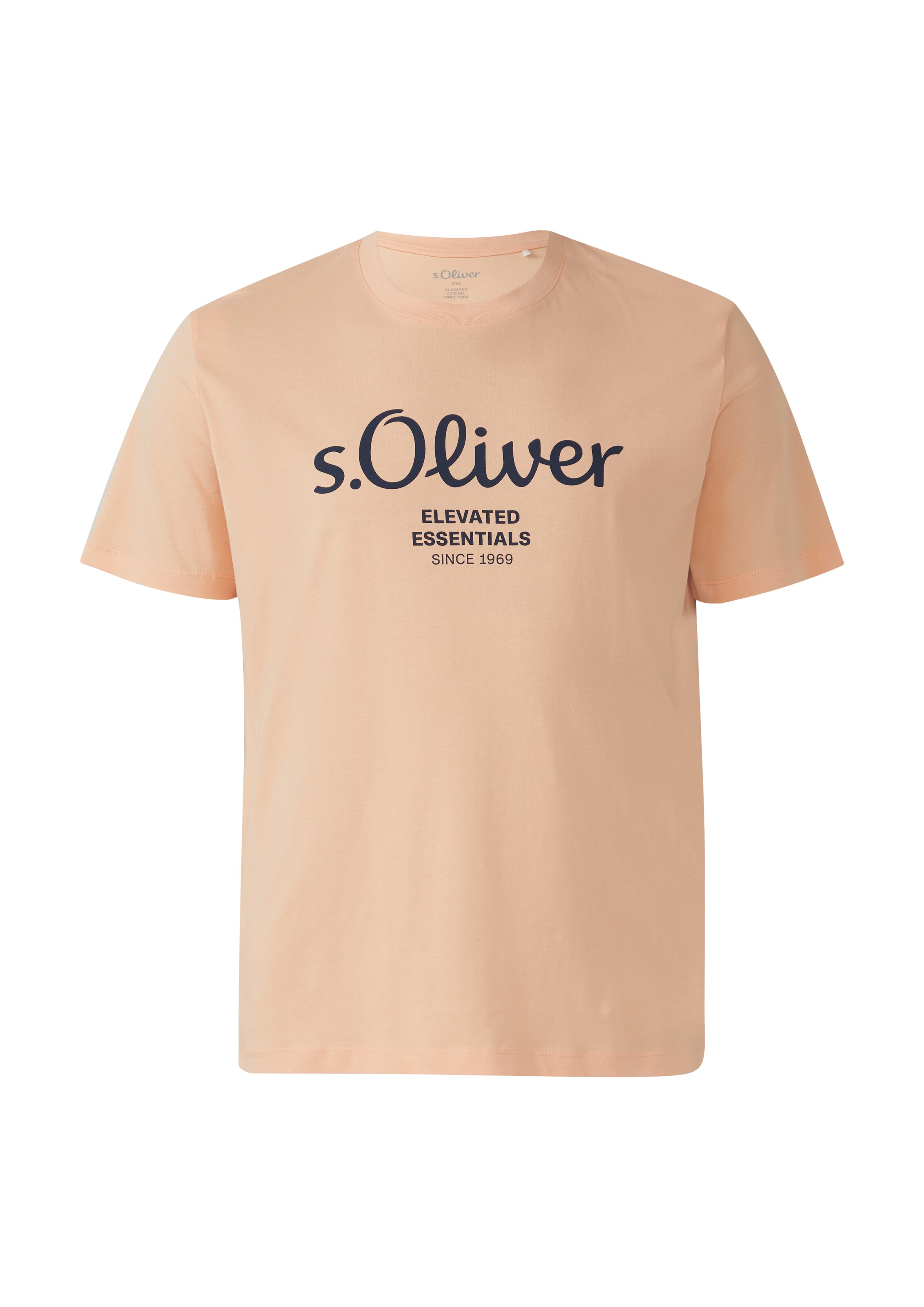 s.Oliver Shirt in Oranje: voorkant