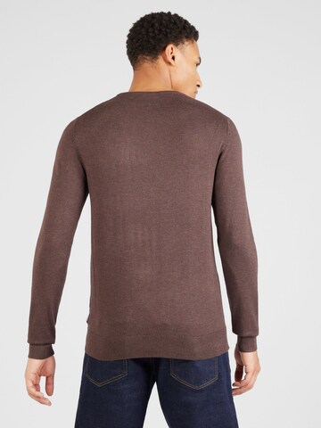 Coupe regular Pull-over Lindbergh en marron