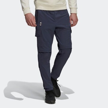 Regular Pantalon de sport 'Galaxy Travel' ADIDAS PERFORMANCE en bleu : devant