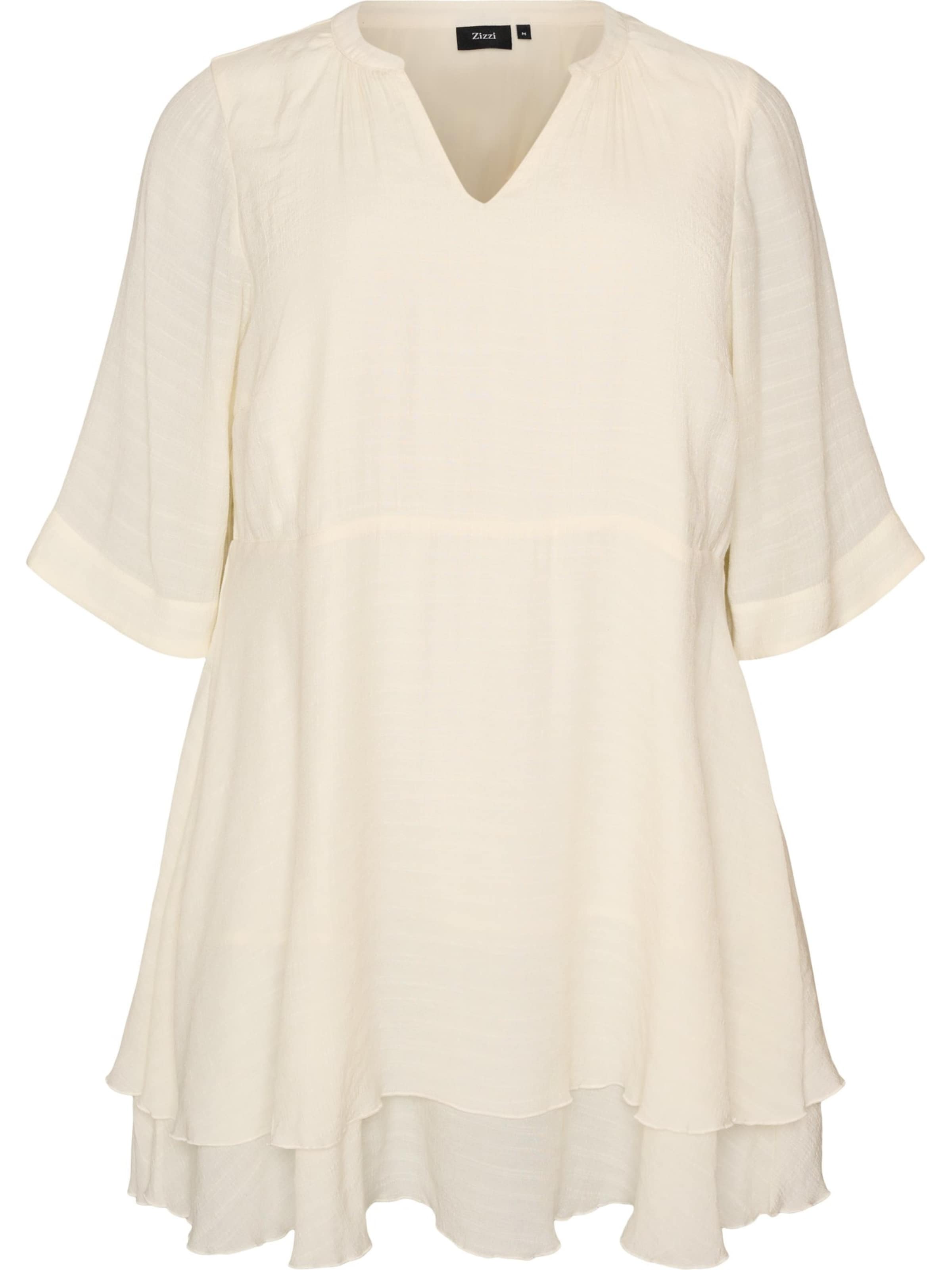 Zizzi Kleid in Beige: Vorderseite