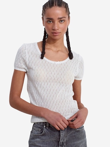 Dilvin Blouse 'Blusen' in White: front