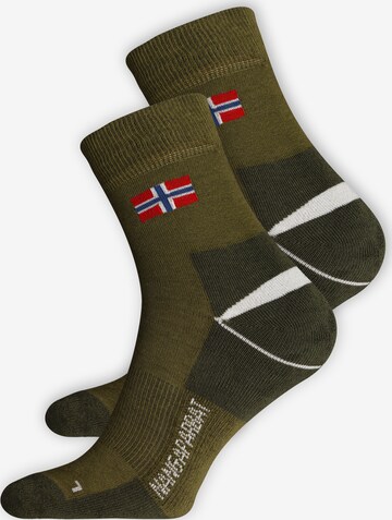 NANGAPARBAT Socken in Grün: predná strana