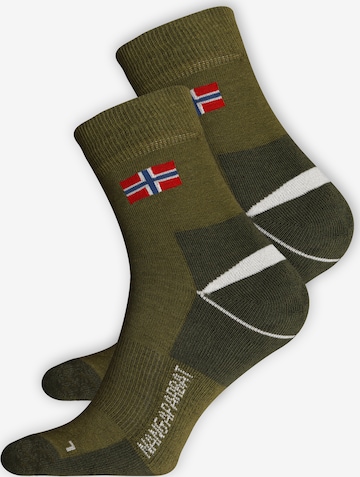 NANGAPARBAT Socks in Green: front