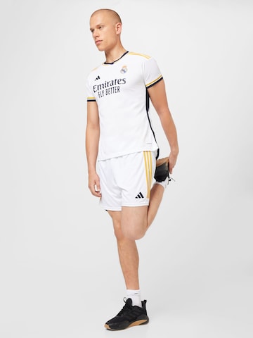 balts ADIDAS PERFORMANCE Sportiska stila krekls 'Real Madrid 23/24'