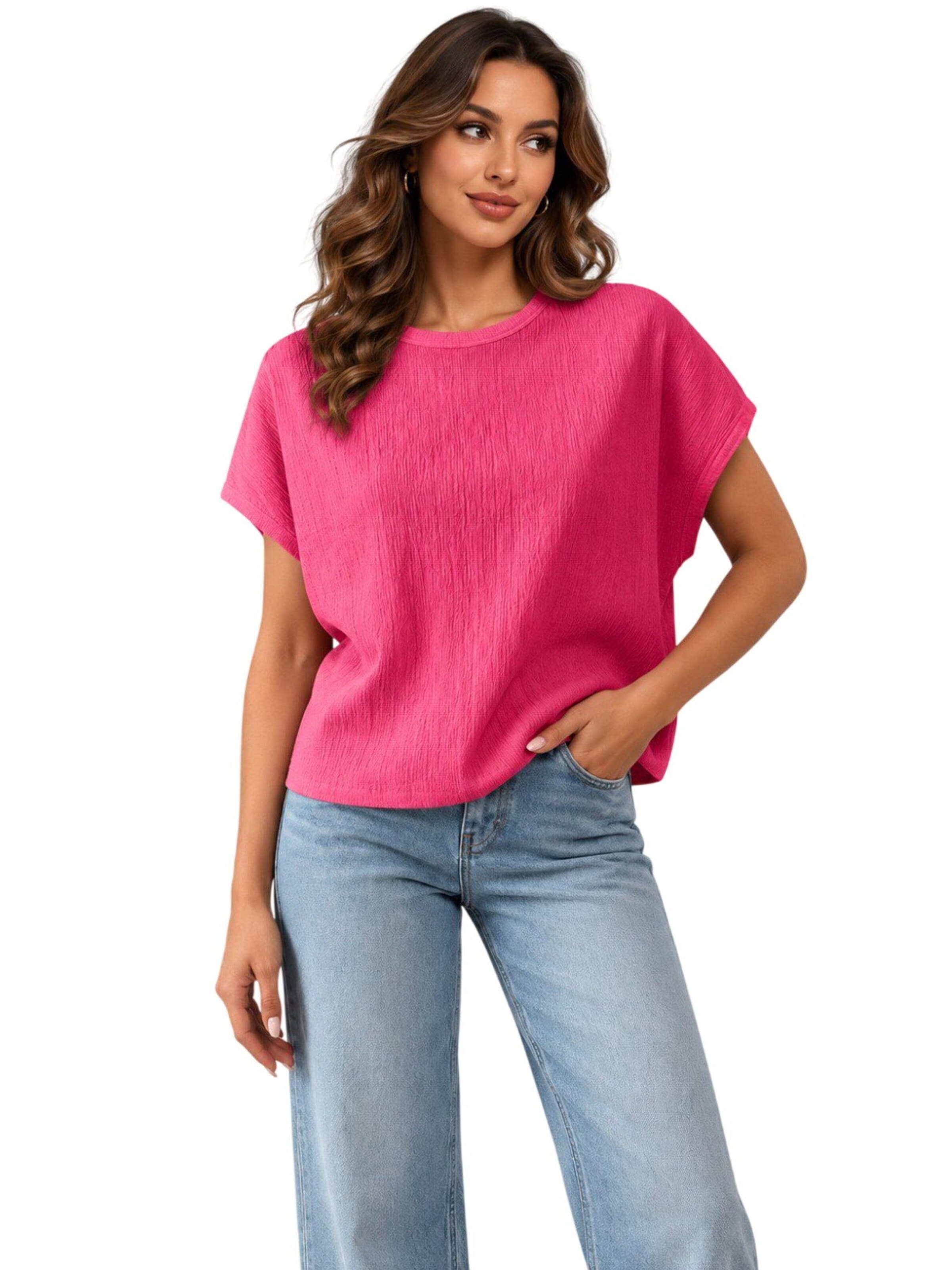 Ocoza Shirt in Pink: front