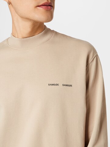 Samsøe Samsøe Sweatshirt 'Norsbro' i beige