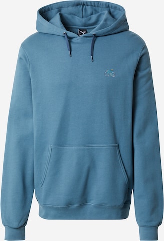 Sweat-shirt 'Peaceride' Iriedaily en bleu : devant