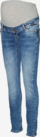 MAMALICIOUS Slimfit Jeans 'ROMA' in Blauw: voorkant