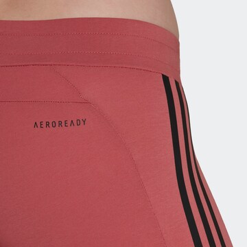 ADIDAS SPORTSWEAR Skinny Sportsbukser 'Aeroready Designed To Move -Touch' i rød