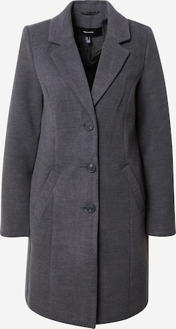 VERO MODA Between-Seasons Coat 'Calacindy' in Grey: front