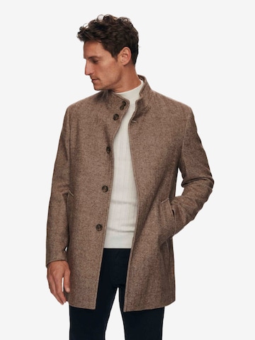 D’S Damat Mantel in Braun: Vorderseite