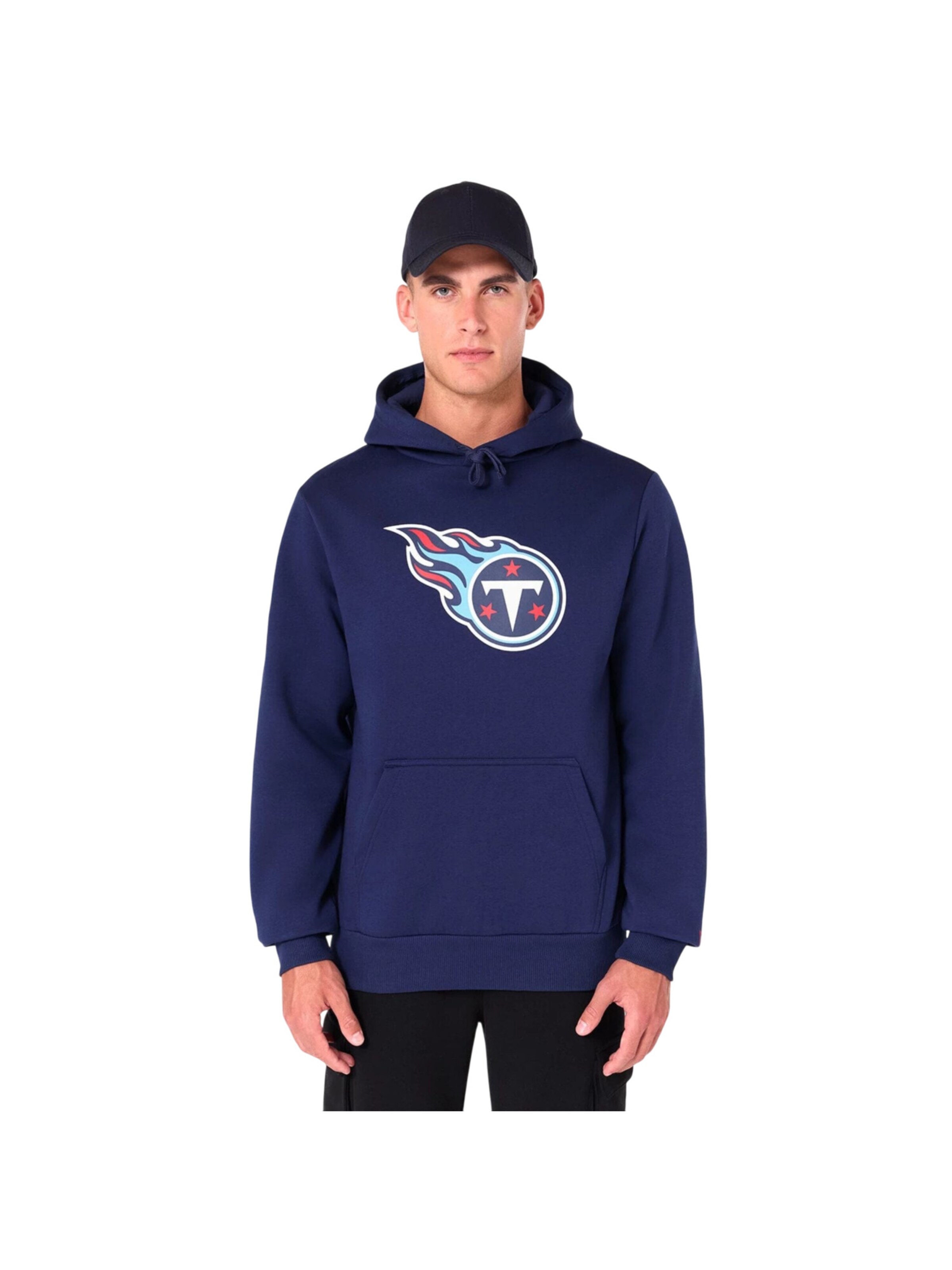 NEW ERA Sweatshirt 'NFL Tennessee Titans Logo' in Blue: front