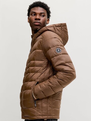 JACK & JONES Between-season jacket 'JJEKingsley' in Brown