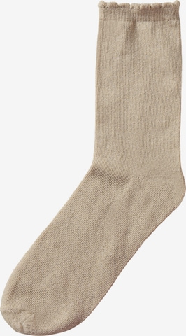 NAME IT Ponožky 'NKFGLITTER' - Béžová: predná strana