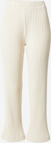 Flared Pantaloni di Rotholz in beige: frontale