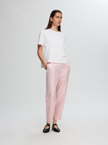 SELECTED Regular Broek in Roze