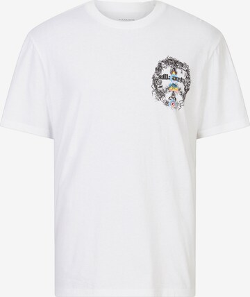 AllSaints Shirt 'CHANCER' in Wit: voorkant