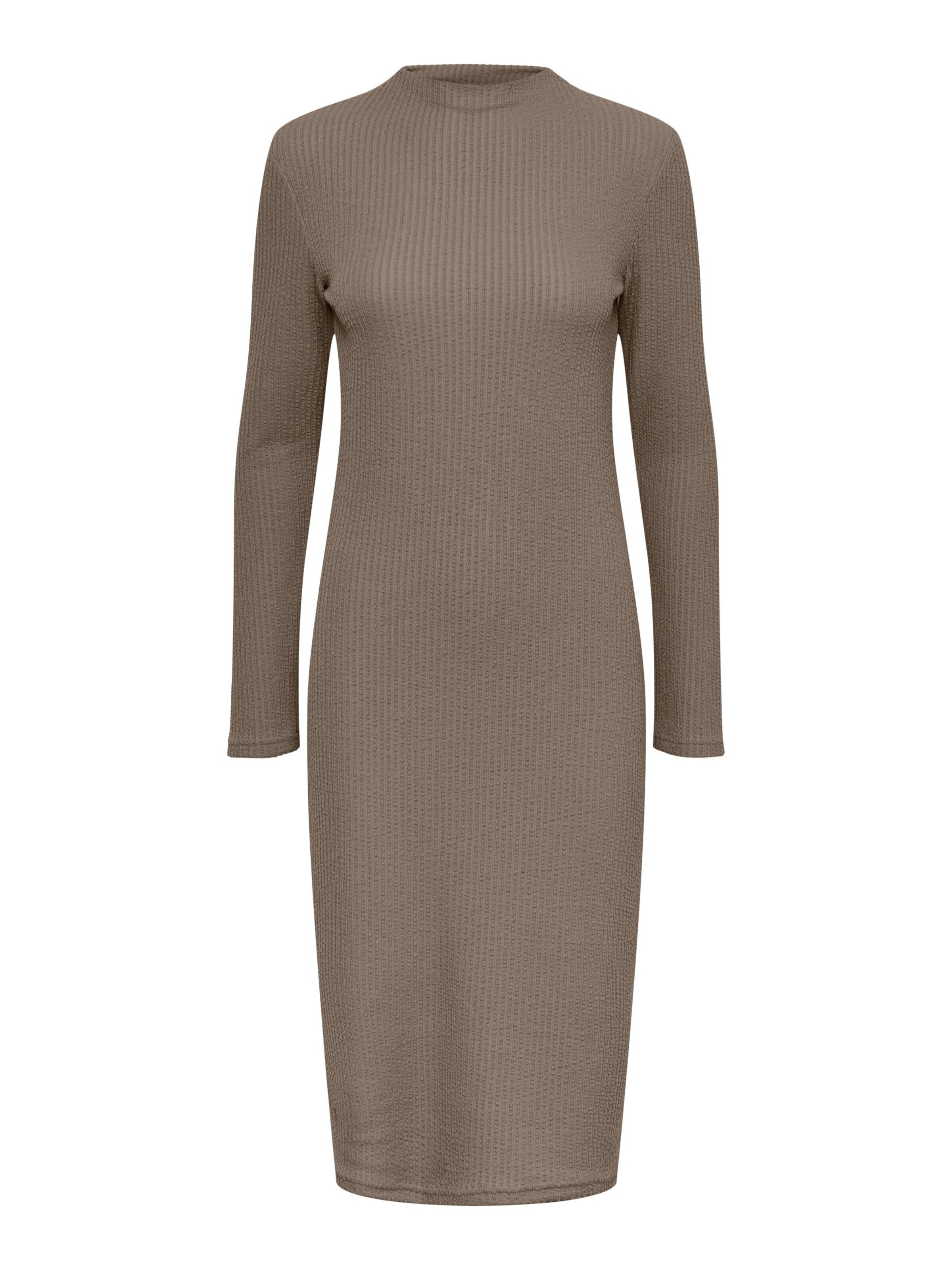 Robe 'ANITA' PIECES en marron : devant