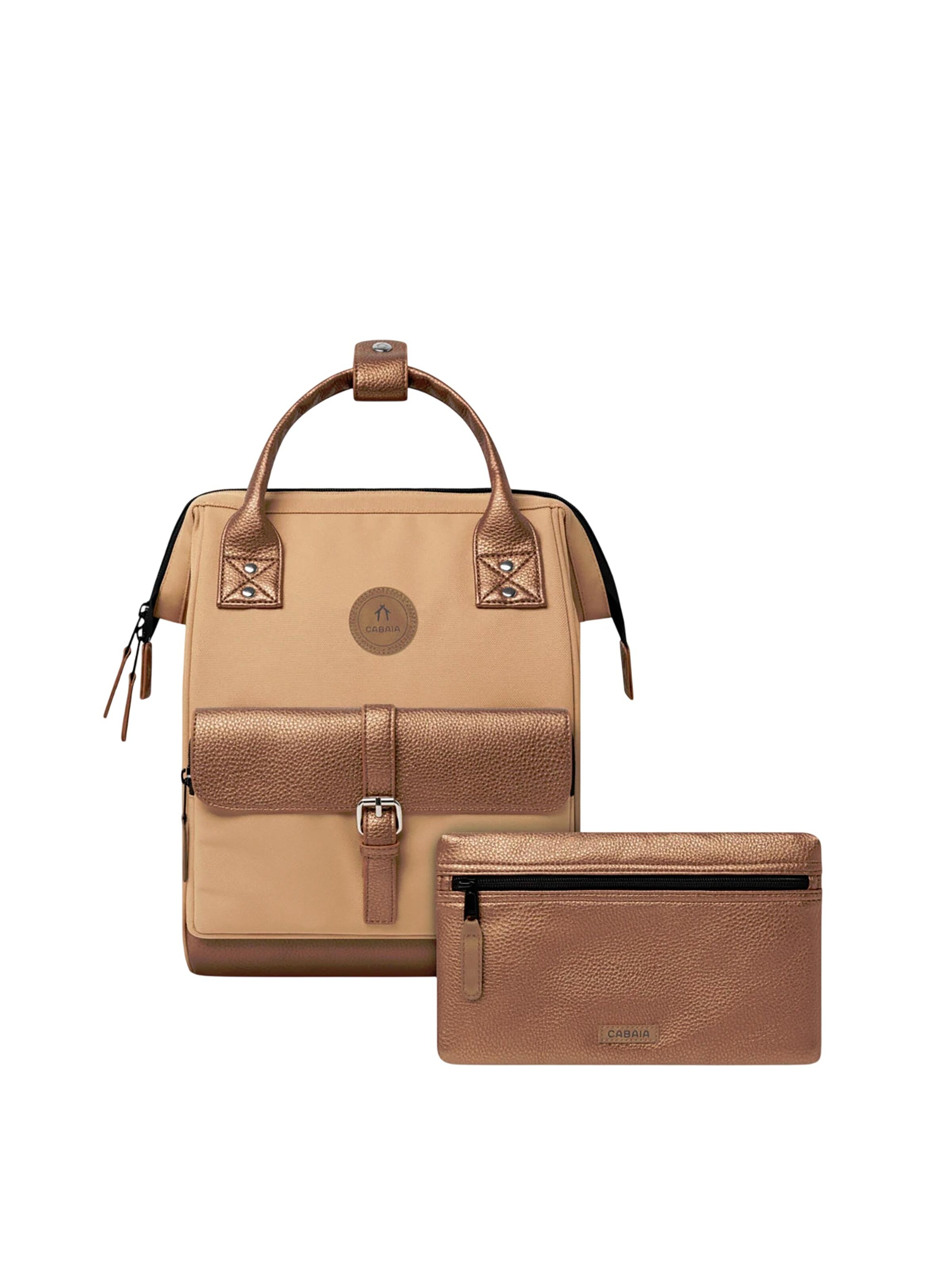 Cabaia Backpack 'Small Launceston' in Beige: front
